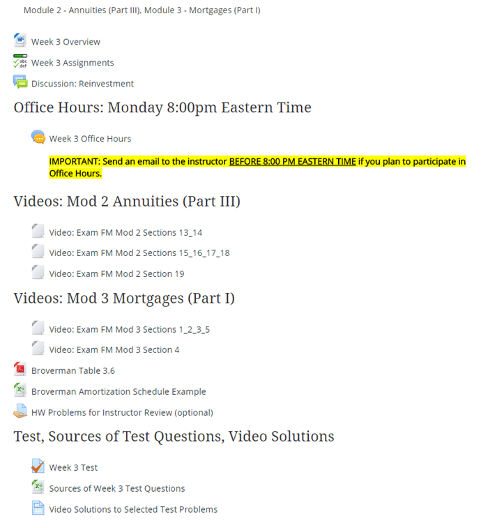 VEE: Accounting & Corporate Finance The Infinite Actuary
